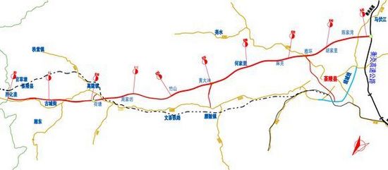 垄茶高速公路预计本月20日建成通车双向四车道