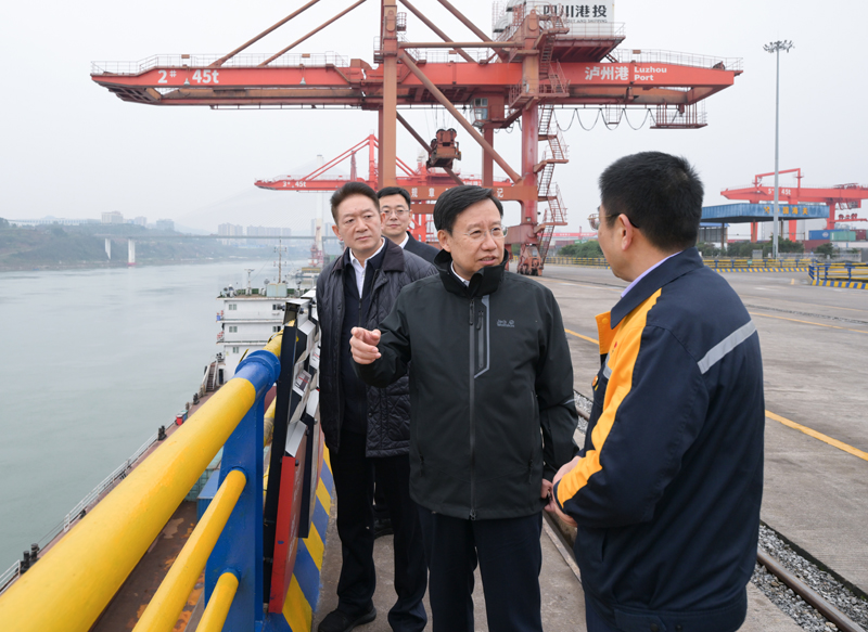 王晓晖在泸州宜宾调研时强调 全力以赴拼经济搞建设推动高质量发展 确保实现一季度开门红为全省发展大局多作贡献